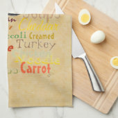 Soep Graffiti Theedoek (Quarter Fold)