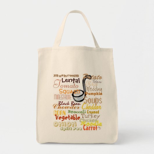 Soep Graffiti Tote Bag (Voorkant)