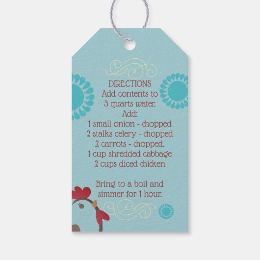 Soep in een potje cadeau label recept routebeschri cadeaulabel (Achterkant)