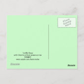Soep met Cilantro Card Briefkaart (Achterkant)