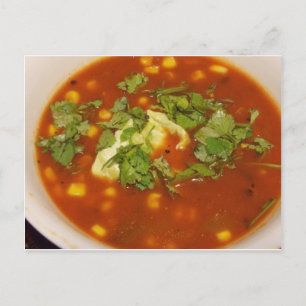 Soep met Cilantro Card Briefkaart