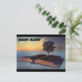 Soep met gedachten briefkaart (Staand voorkant)