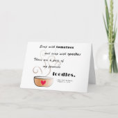 "Soep - mijn favoriete eten" All Occasion Blank Ka Kaart (Voorkant)