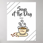 Soep of the Day, Coffee Funny Poster (Voorkant)