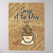 Soep of the Day, Coffee Funny Poster (Voorkant)