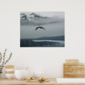 Soep onder de wolken poster (Keuken)