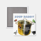 soep-papa-magneet magneet (Voorkant / Achterkant)