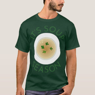 Soep Season Cute Soup Bowl Food Koking Chef Herfst T-shirt