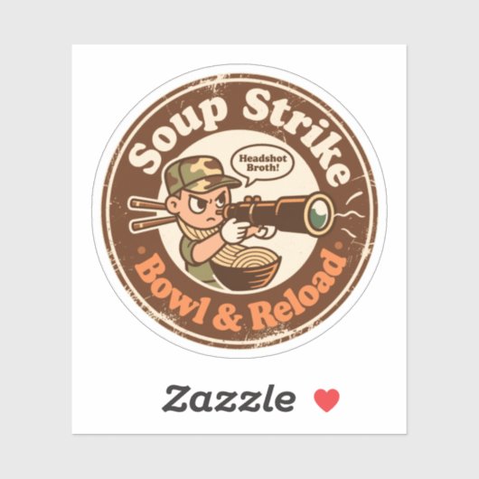 Soep Strike Bowl Reload Combat Food Sticker (Vel)