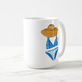 Soep up - Blue Swimsuit 2 Koffiemok (Voorkant rechts)