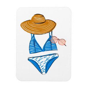 Soep up - Blue Swimsuit 2 Magneet