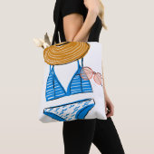 Soep up - Blue Swimsuit 2 Tote Bag (Dichtbij)