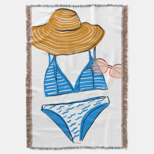 Soep up - Blue Swimsuit Deken