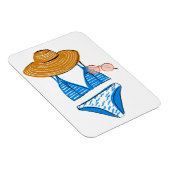 Soep up - Blue Swimsuit Magneet (Rechterzijde)