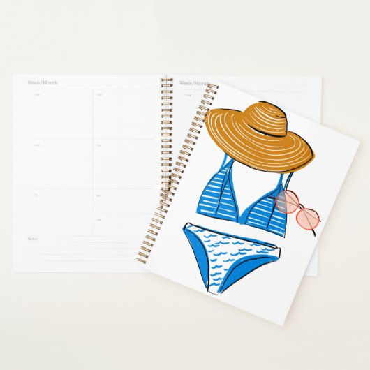 Soep up - Blue Swimsuit Planner (Display)