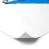 Soep up - Blue Swimsuit Poster (Hoek)