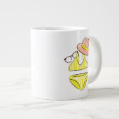 Soep up - Yellow Swimsuit Grote Koffiekop (Voorkant rechts)