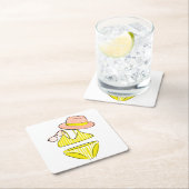 Soep up - Yellow Swimsuit Kartonnen Onderzetters (Insitu)