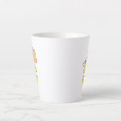 Soep up - Yellow Swimsuit Latte Mok (Voorkant)