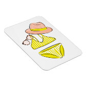 Soep up - Yellow Swimsuit Magneet (Rechterzijde)