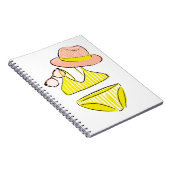 Soep up - Yellow Swimsuit Notitieboek (Rechterzijde)