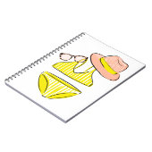 Soep up - Yellow Swimsuit Notitieboek (Linkerzijde)