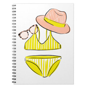 Soep up - Yellow Swimsuit Notitieboek