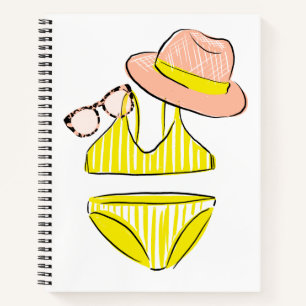 Soep up - Yellow Swimsuit Notitieboek