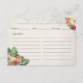 Soep Van De Dag Basis Receptkaart Informatiekaartje (Voorkant)