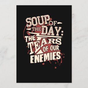soep van de dag: De tranen van onze vijanden Kaart