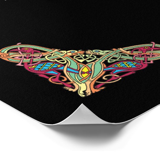 soep van een Keltisch Poster van de Warrior (Hoek)