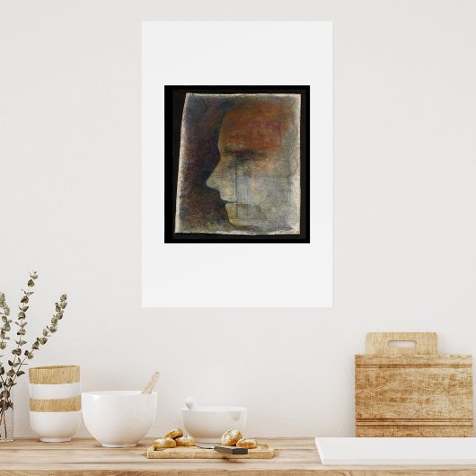 Soep van een Man met kabelbomen Poster (Keuken)