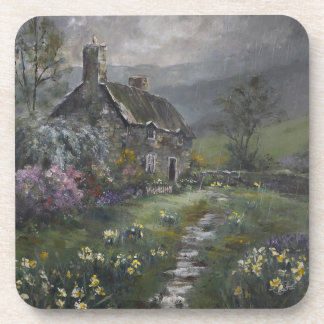 "Soepdag - Een Engels Cottage" Bier Onderzetter