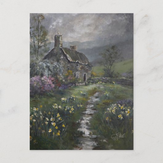 "Soepdag - Een Engels Cottage" Briefkaart (Voorkant)