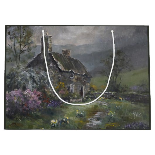 "Soepdag - Een Engels Cottage" Groot Cadeauzakje (Voorkant)