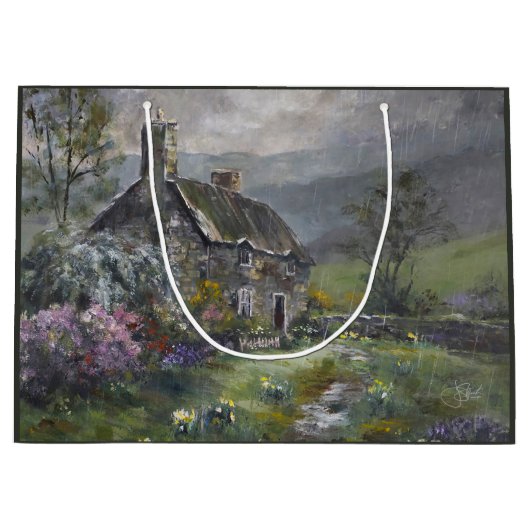 "Soepdag - Een Engels Cottage" Groot Cadeauzakje (Voorkant)