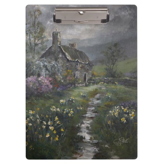 "Soepdag - Een Engels Cottage" Klembord (Voorkant)