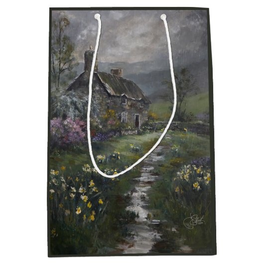 "Soepdag - Een Engels Cottage" Medium Cadeauzakje (Voorkant)