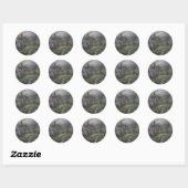 "Soepdag - Een Engels Cottage" Ronde Sticker (Vel)