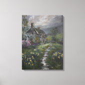 "Soepdag - Een Engels landhuis" Canvas Afdruk (Voorkant)