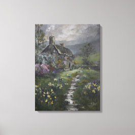 "Soepdag - Een Engels landhuis" Canvas Afdruk