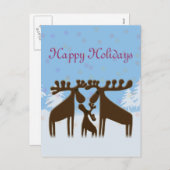 soepele familie feestdagenkaart (Voorkant / Achterkant)