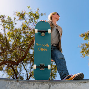 Soepele Glijdende Teal Persoonlijk Skateboard