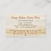 Soepen met het Bathtub boho-ontwerpthema Visitekaartje (Achterkant)