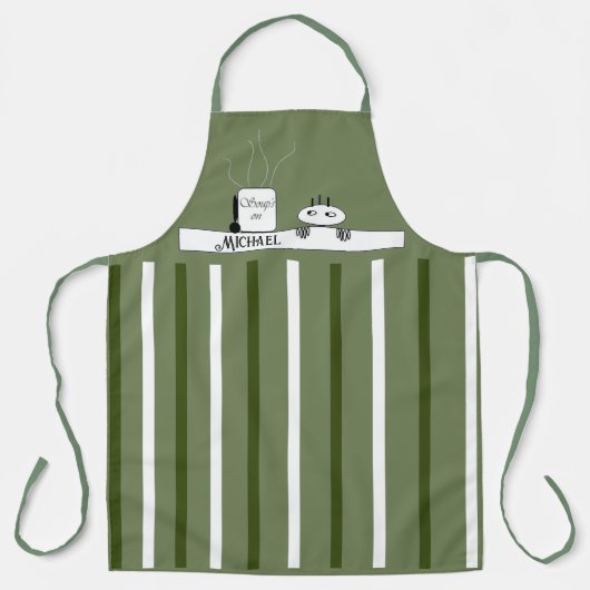 "Soepen op" Schort (Voorkant)