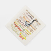 Soepen Soep Voedsel Grafische Kunst Servet (Hoek)