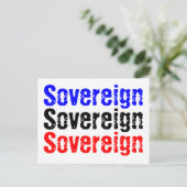 soeverein briefkaart (Staand voorkant)