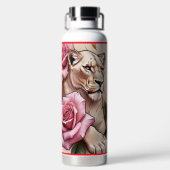 "soeverein Roos" Waterfles (Achterkant)