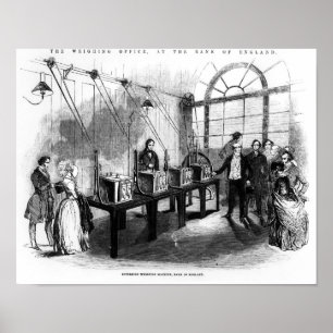 Soevereine weegmachine, Bank of England Poster