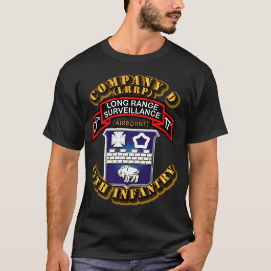 SOF - Co D - 17e infanterie - LRRP.png T-shirt (Voorkant)